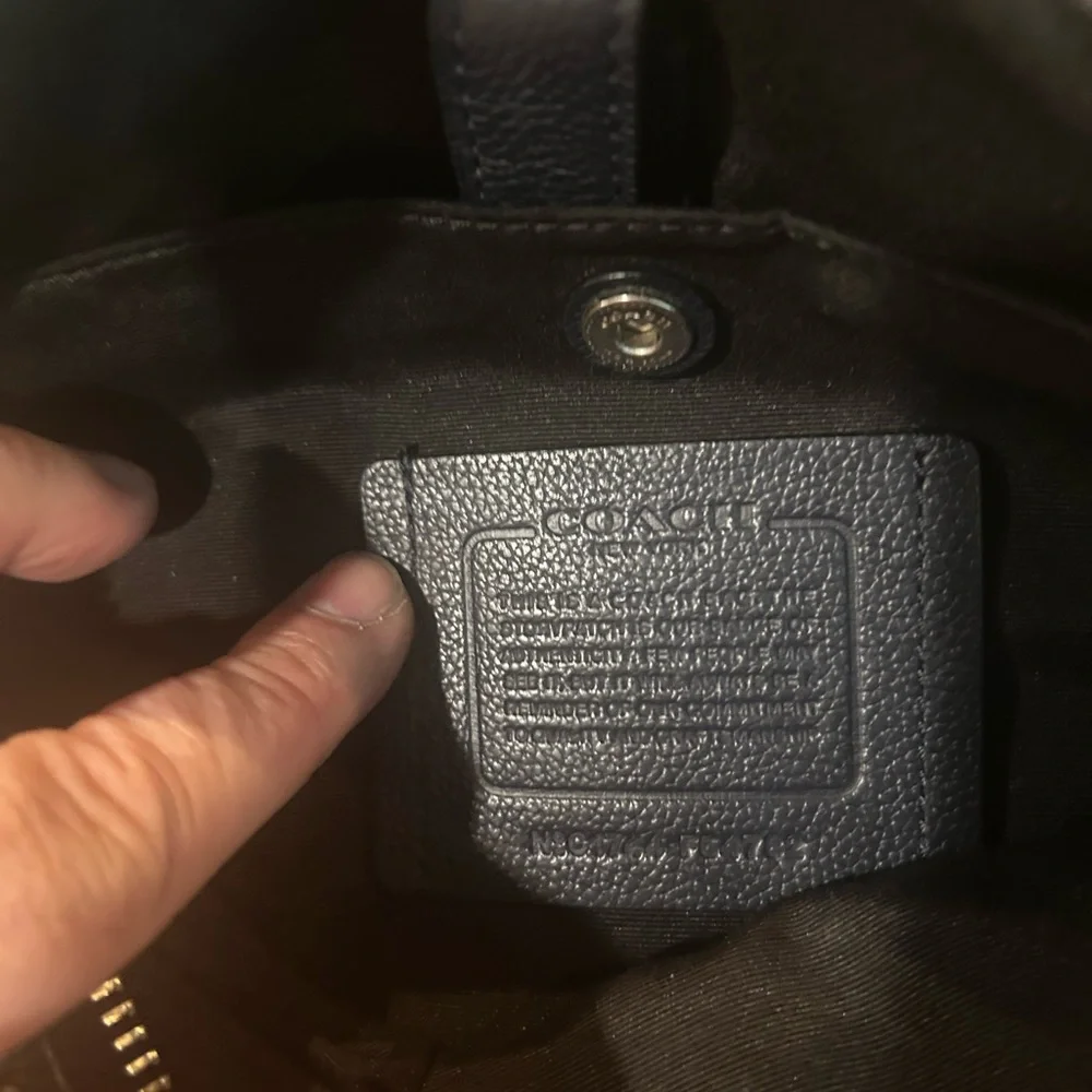 Coach Charles Flight Bag Leather Shoulder Bag